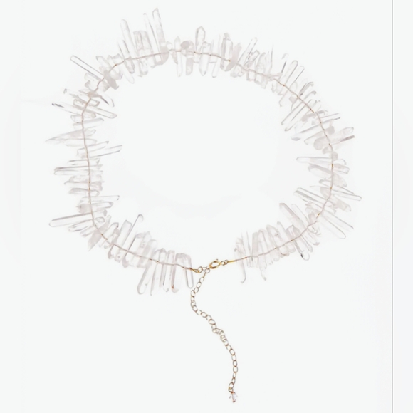 TEMPÊTE Raw Crystal Choker Necklace - Picture 3 of 8